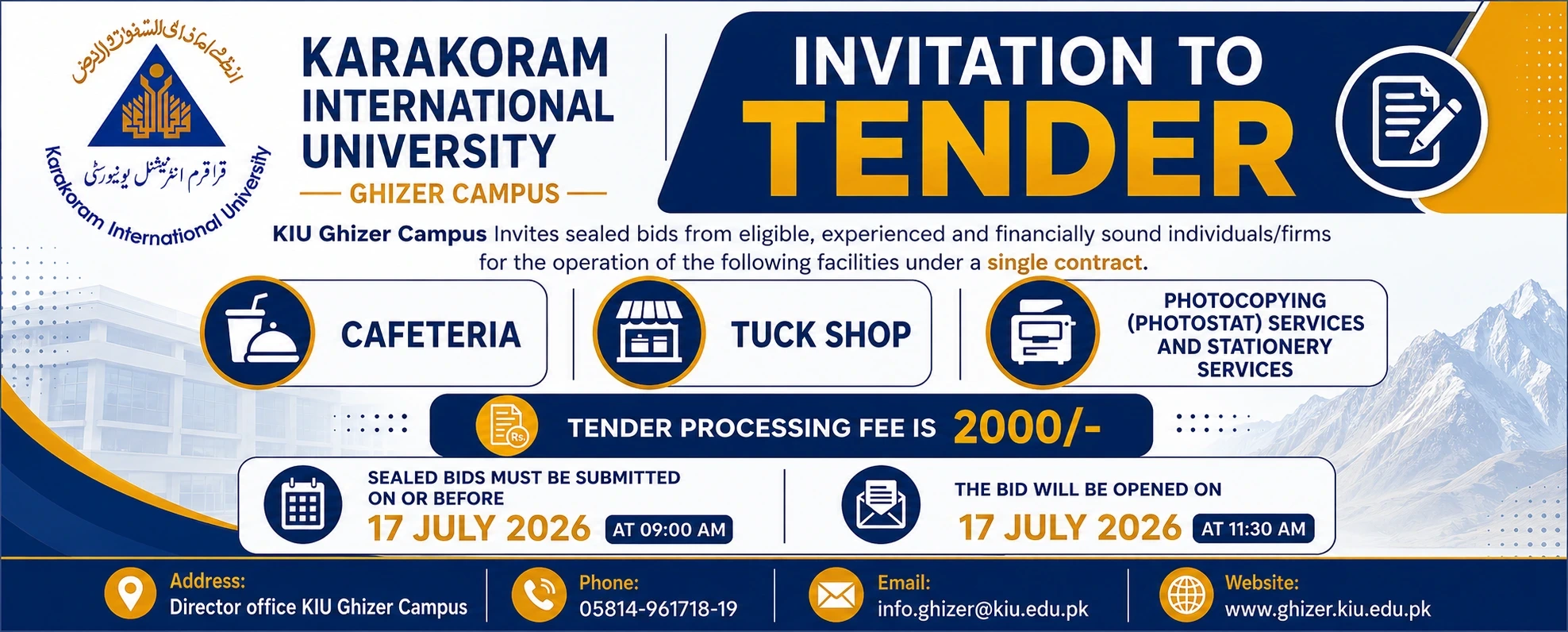 Invitation To Tender